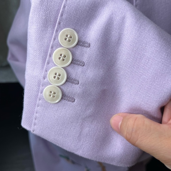 Cashmere women blazer, Luxury blazer, beautiful embroidery blazer - Picture 6 of 11